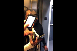 Ebony duo pummels in elevator and caught